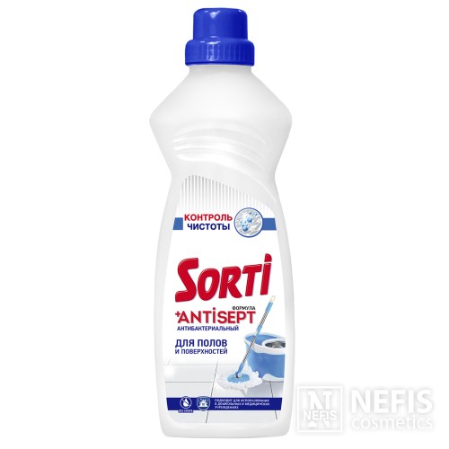 Средство для мытья полов Sorti Контроль чистоты, 900 гр