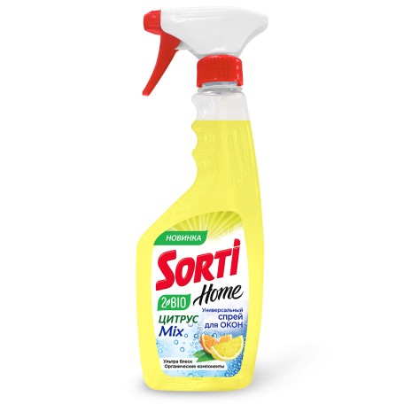 Средство для мытья окон Sorti "Home Цитрус Мix" 500 гр